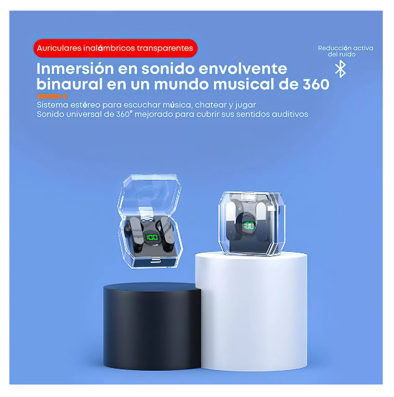 Foto 3 pulgar | Audífonos K30 Inalámbrico Negros