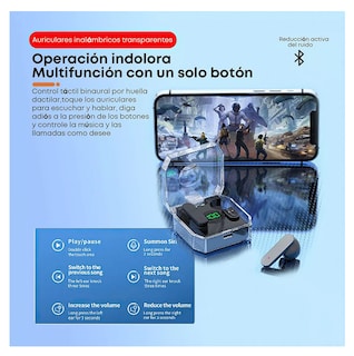 Foto 4 | Audífonos K30 Inalámbrico Negros