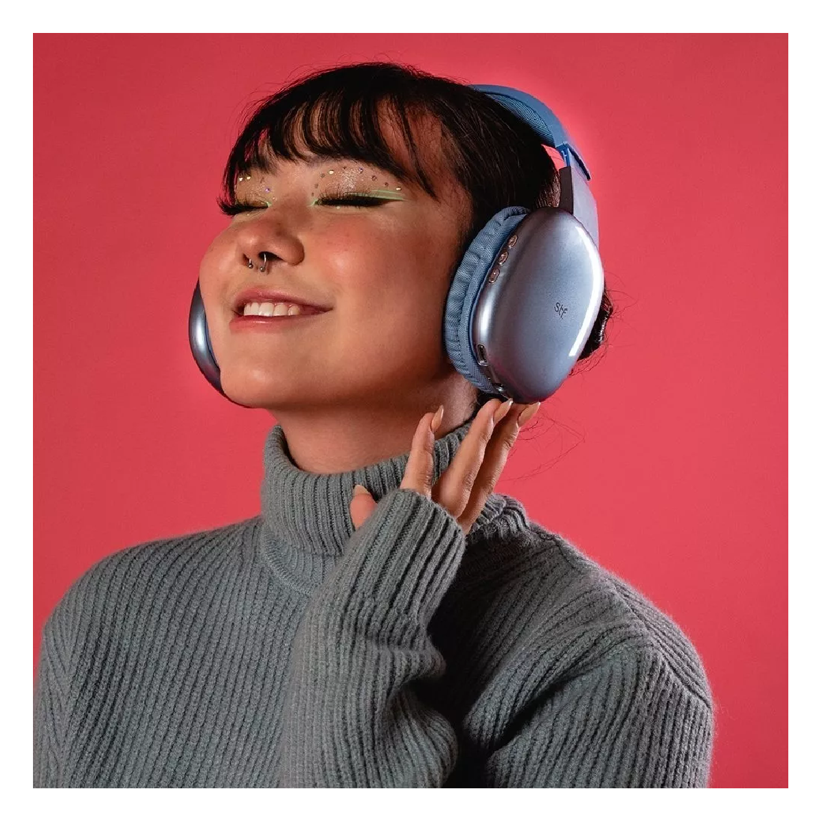 Foto 5 pulgar | Audífonos Inalámbricos Belug Azules con Bluetooth