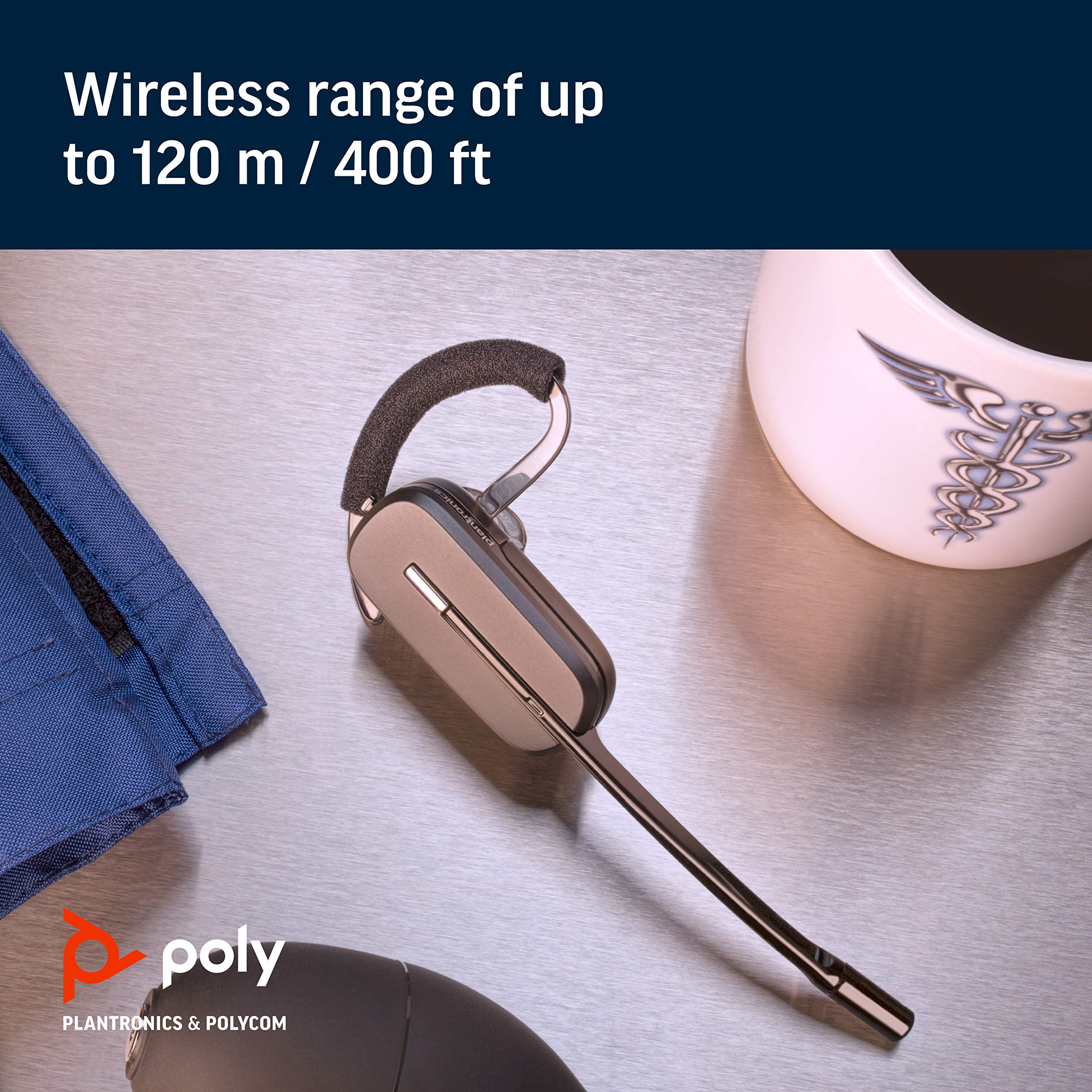 Foto 7 pulgar | Auriculares Inalámbricos Dect Plantronics Cs540 Mono De Un Solo Oído - Venta Internacional.