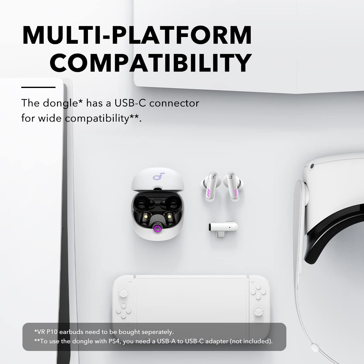 Foto 6 pulgar | Dongle Vr P10 Soundcore Para Meta Quest 2, Ps4, Ps5, Pc, Switch - Venta Internacional.