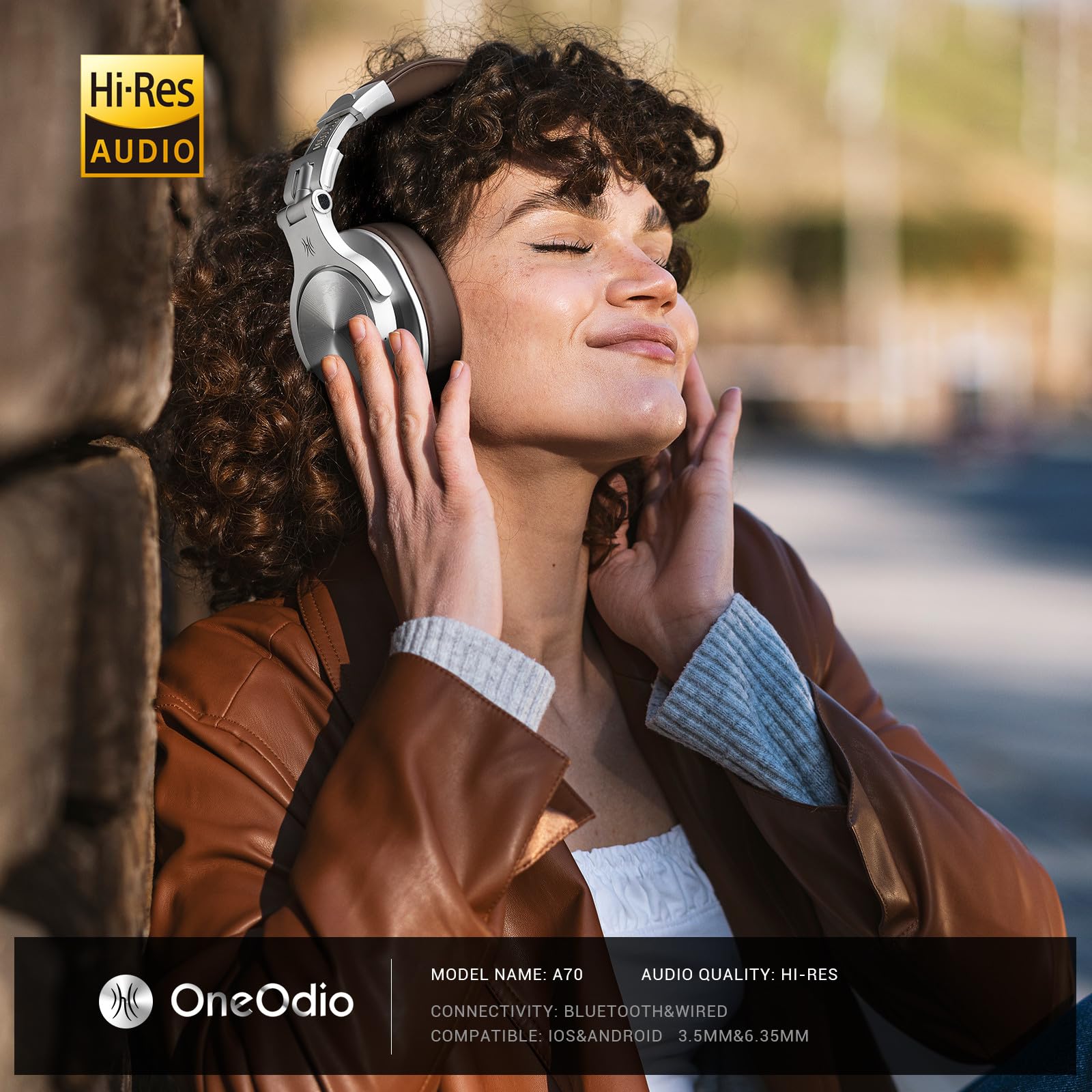 Foto 3 pulgar | Auriculares Supraaurales Bluetooth Oneodio A70 Con 72 Horas De Reproducción - Venta Internacional.