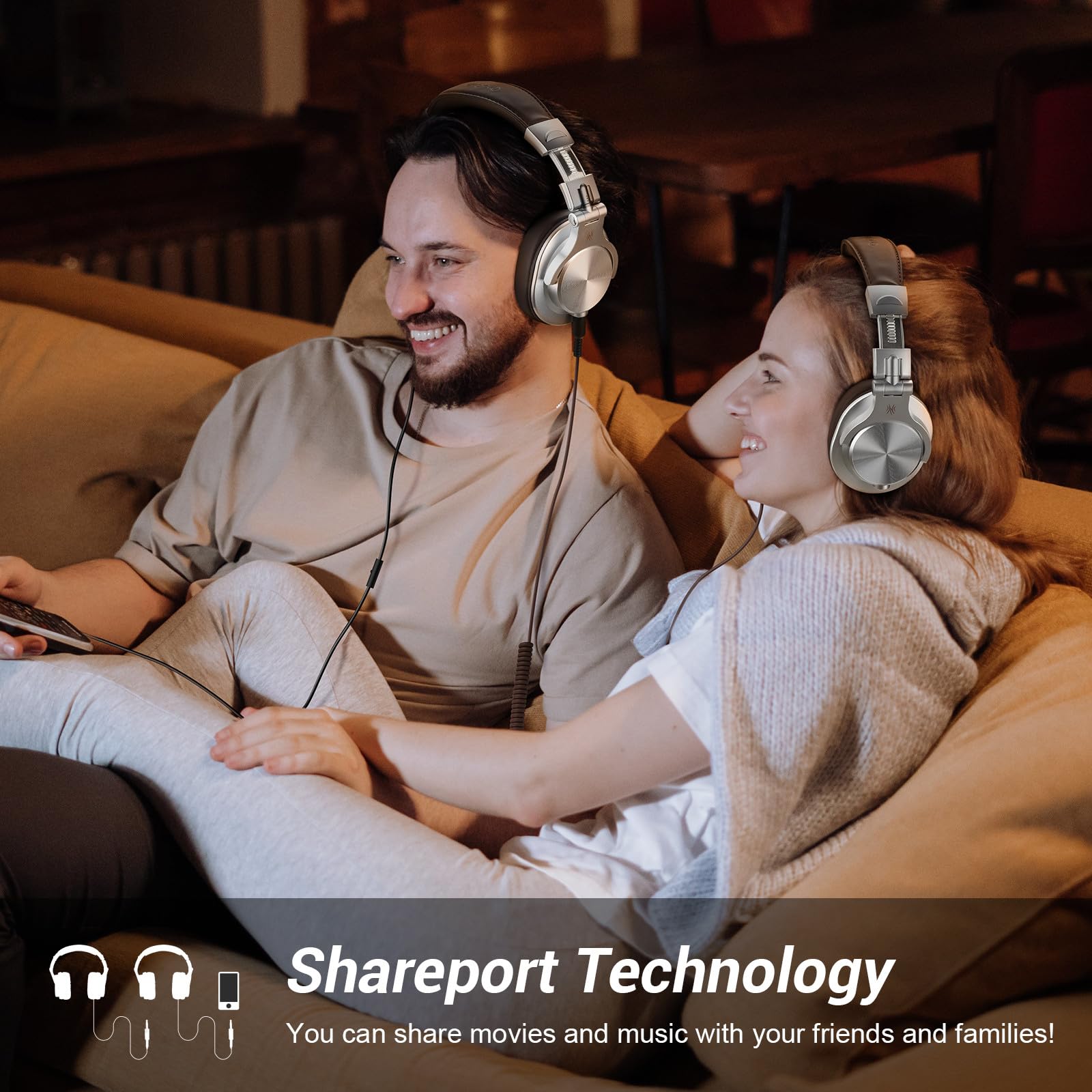 Foto 7 pulgar | Auriculares Supraaurales Bluetooth Oneodio A70 Con 72 Horas De Reproducción - Venta Internacional.