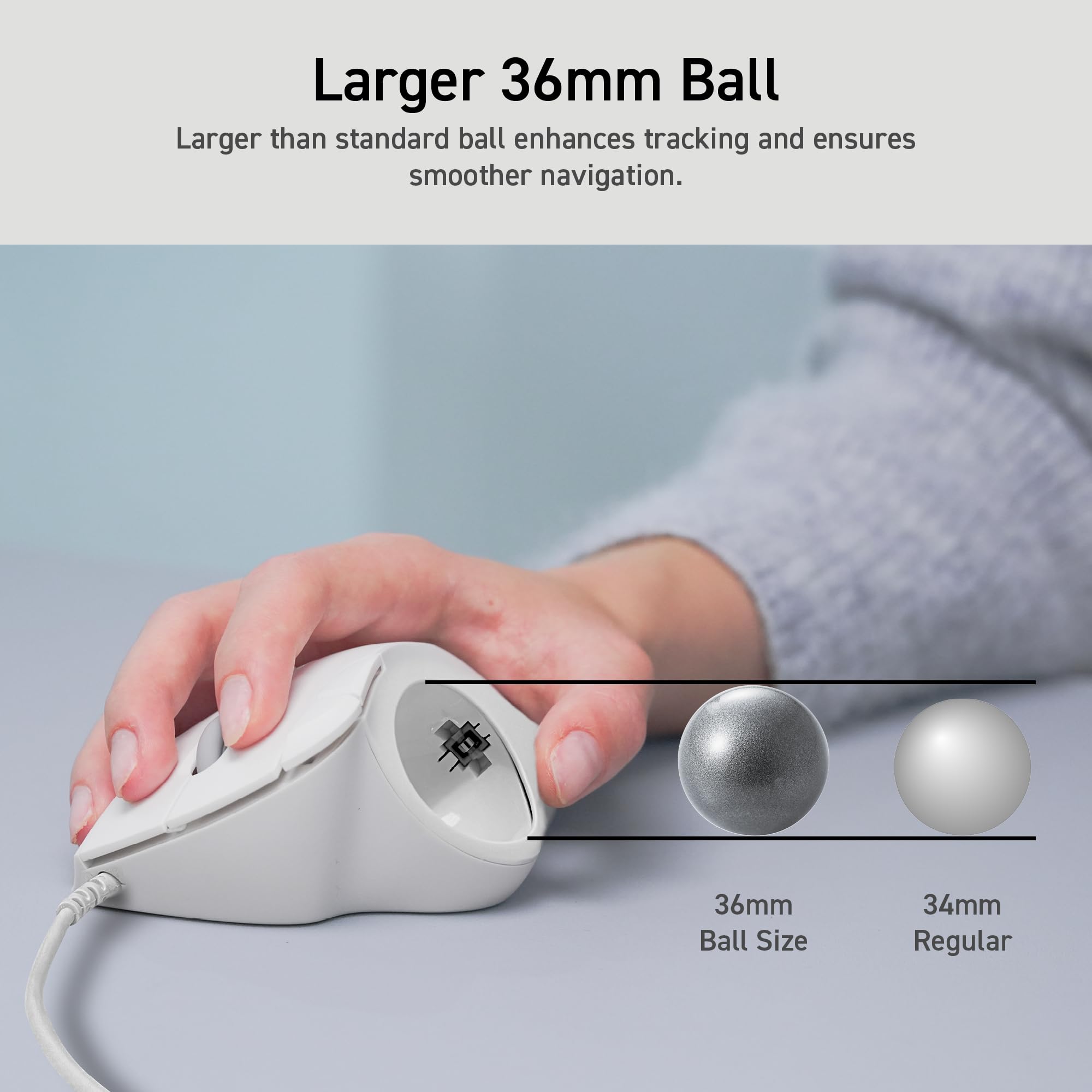 Foto 4 | Conexión Usb-a Cableada Trackball Elecom Ist Negra (m-it11urbk) - Venta Internacional.