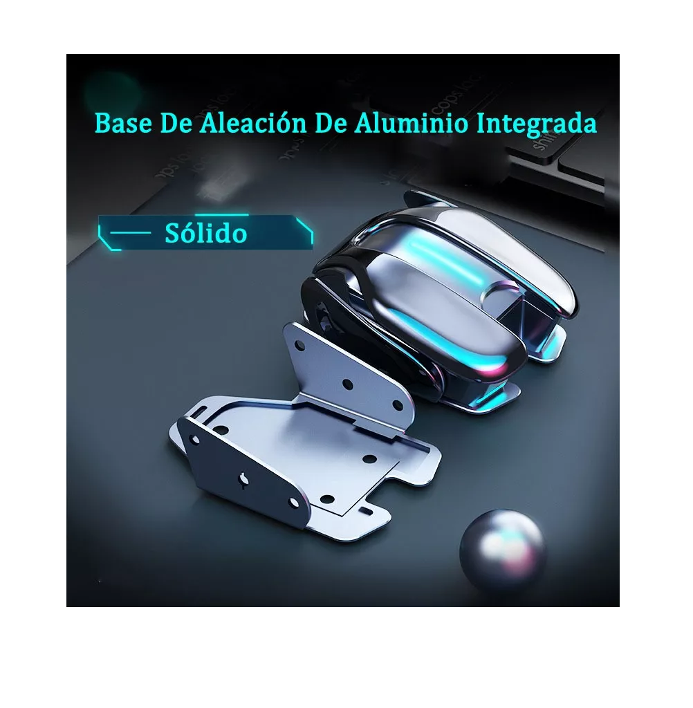 Foto 5 | Audífonos Gamer Bluetooth Led In-Ear Inalámbricos Negro
