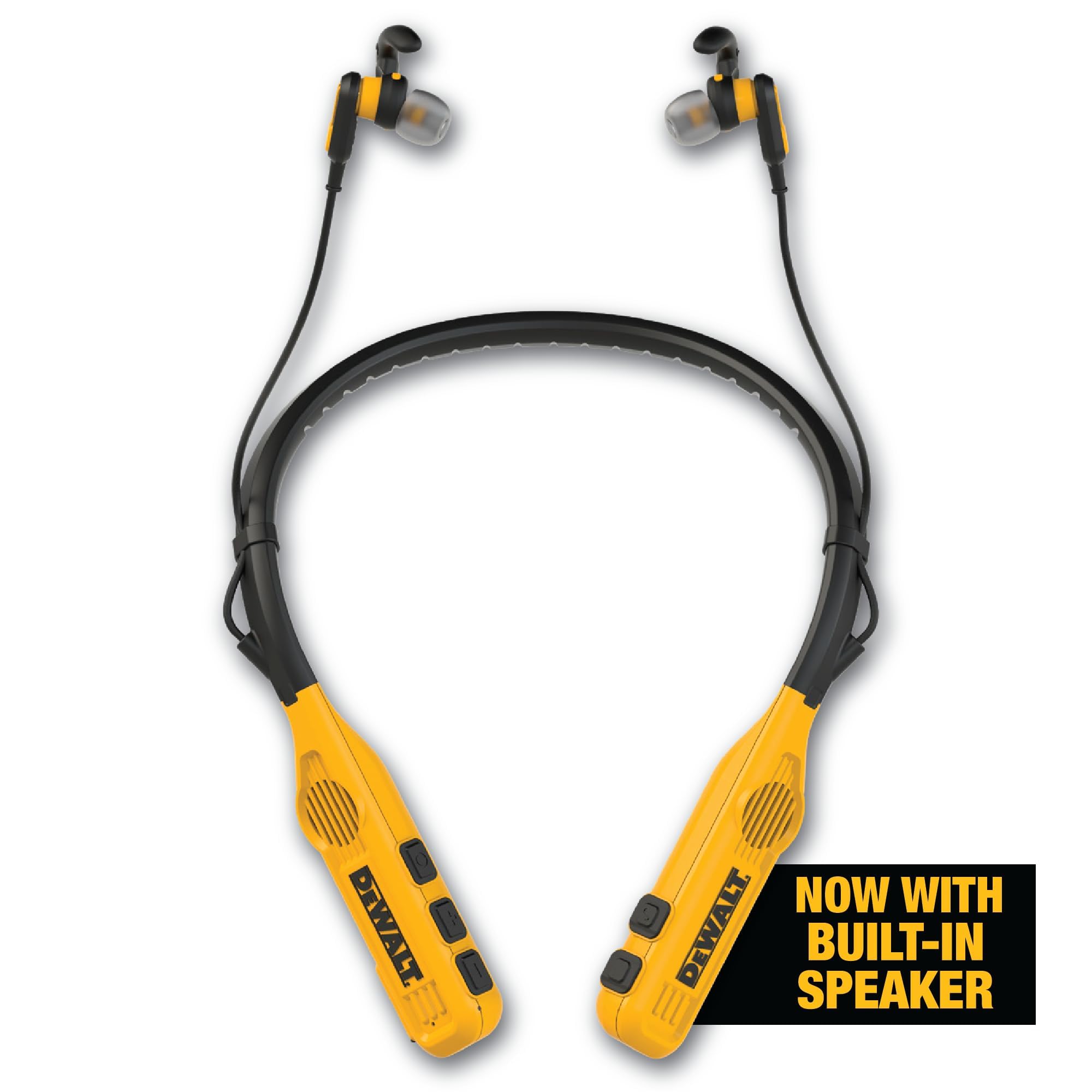 Foto 2 pulgar | Auriculares Bluetooth Dewalt, Banda Para El Cuello 2 En 1 Con Altavoces - Venta Internacional.