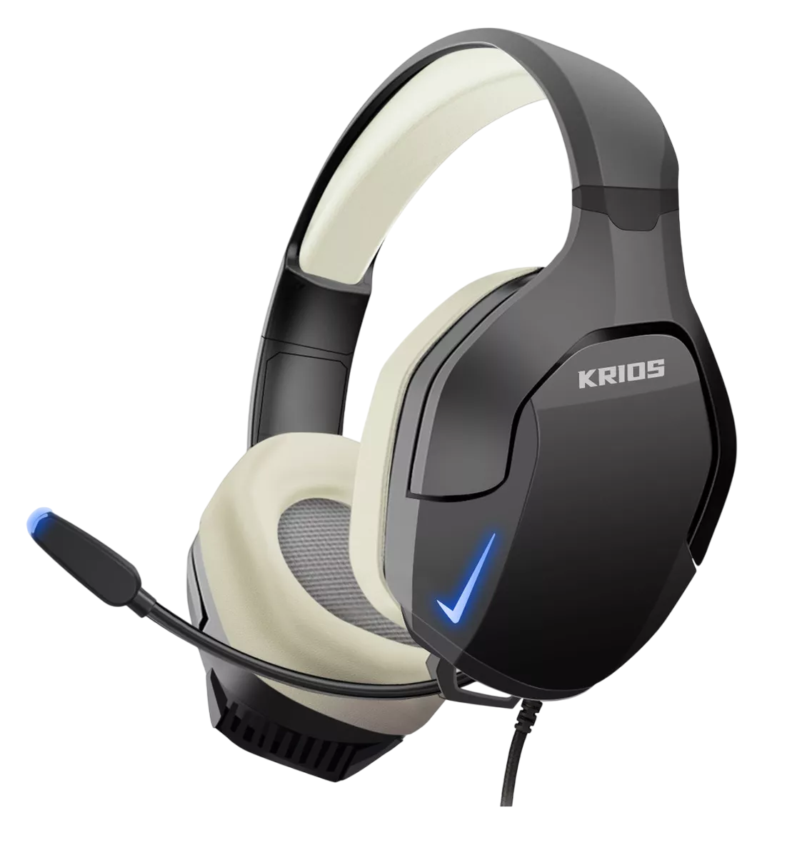 Foto 2 pulgar | Audífonos Gamer Para Xbox Pc K10 Con Microfono Y Led Rgb Color Negro/beige