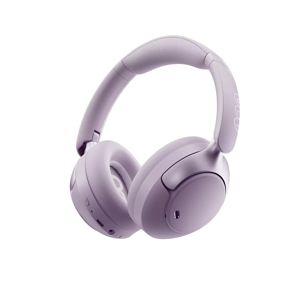 Foto 2 pulgar | Audífonos Inalámbricos Qcy H3pro 50db Anc Gamer Diadema Lp Violeta