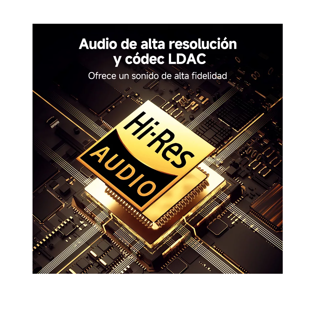 Foto 4 pulgar | Audífonos Inalámbricos Qcy H3pro 50db Anc Gamer Diadema Bk Negro