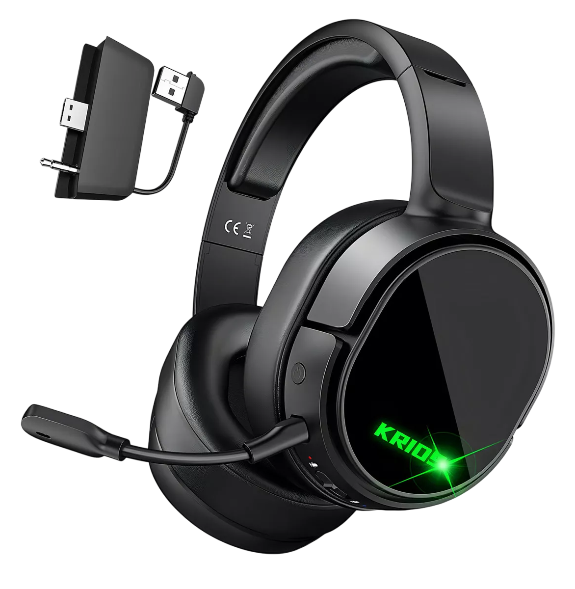 Foto 2 pulgar | Audifonos Inalambricos Bluetooth de Diadema Negro