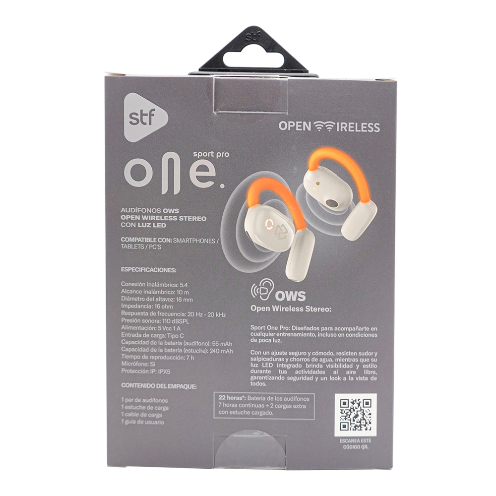 Foto 9 pulgar | Audífonos Inalámbricos Ows Stf Sport One Pro 7hrs Uso Protección Ipx5