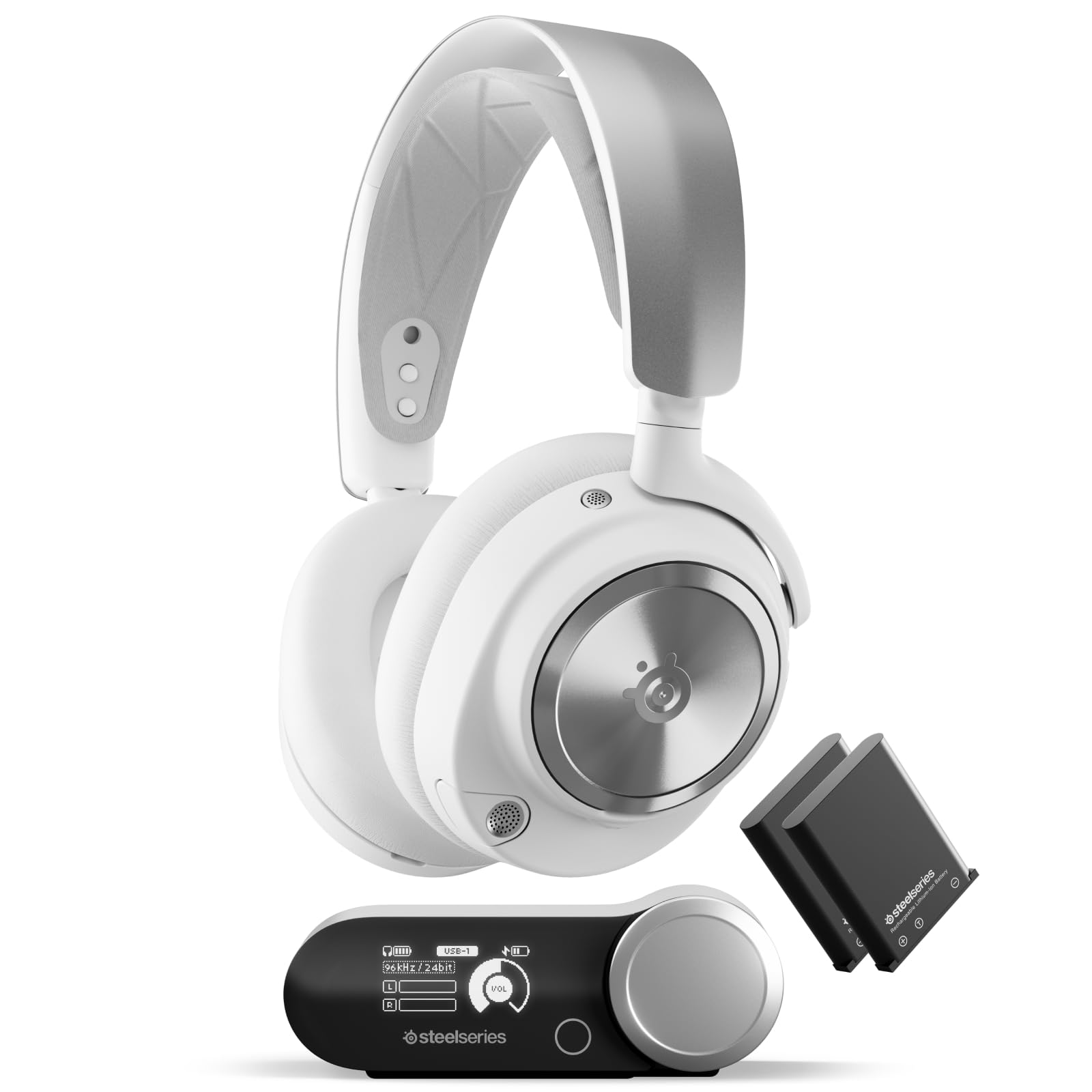 Foto 2 pulgar | Auriculares Para Juegos Steelseries Arctis Nova Pro Inalámbricos Blancos - Venta Internacional.