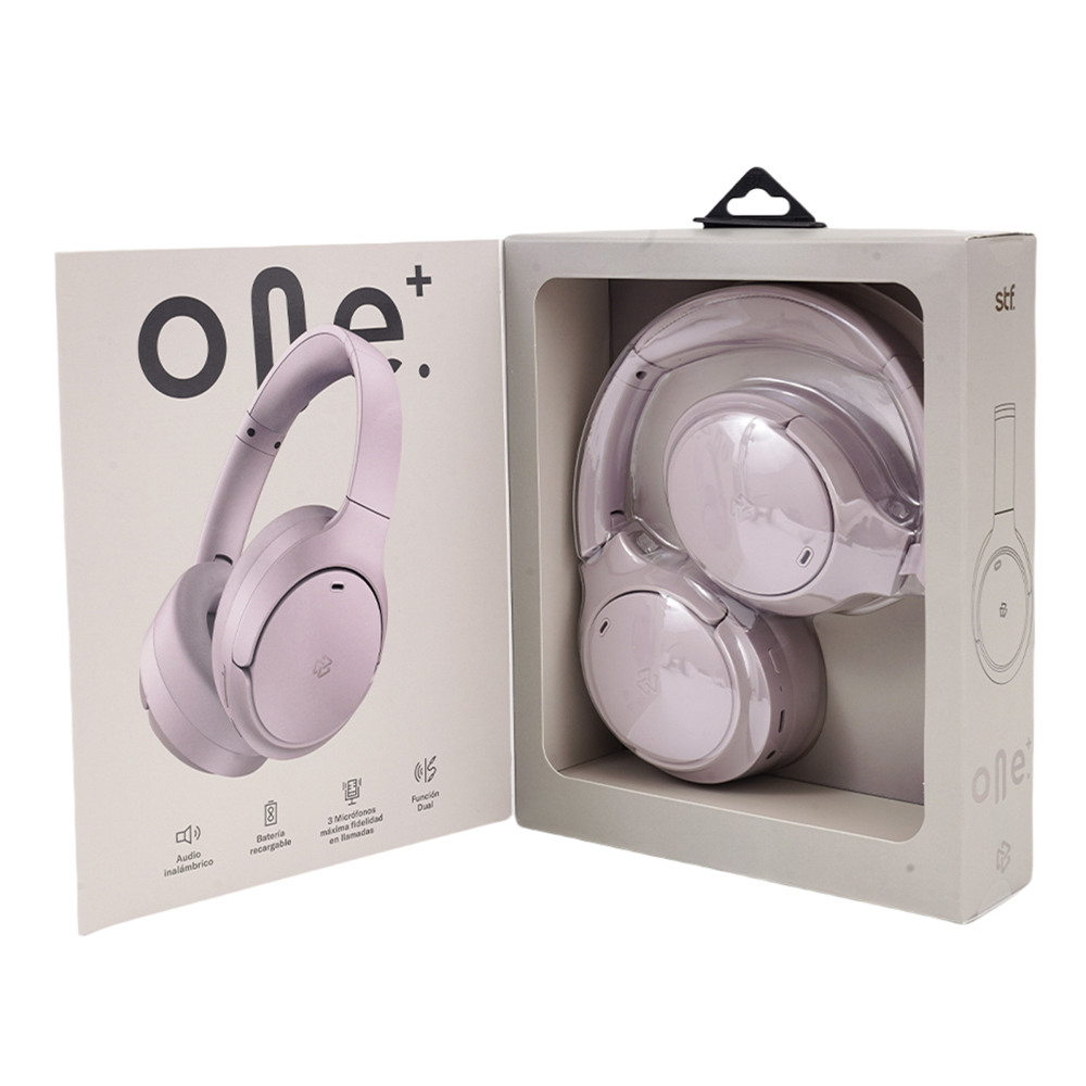 Foto 7 pulgar | Audífonos Inalámbricos On Ear Stf One Plus Anc Función Dual Color  Rosa
