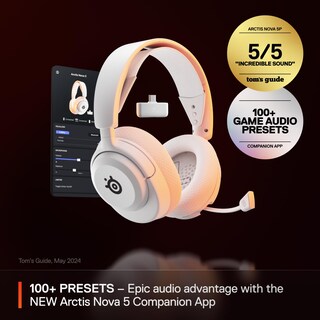 Foto 2 | Auriculares para Juegos Steelseries Arctis Nova 5 Inalámbricos Blancos - Venta Internacional
