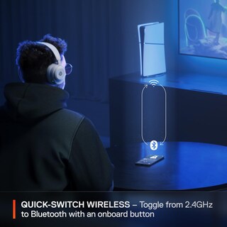 Foto 4 | Auriculares para Juegos Steelseries Arctis Nova 5 Inalámbricos Blancos - Venta Internacional