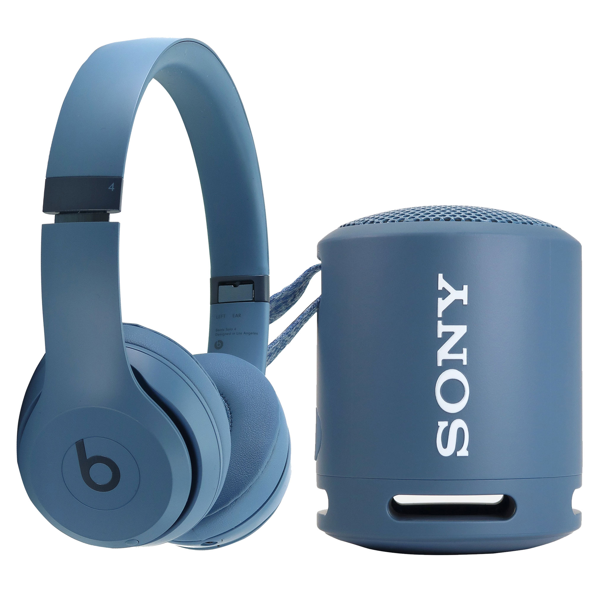 Altavoz Sony Srsxb13/b + Beats Solo 4 Auriculares Azules - Venta Internacional.
