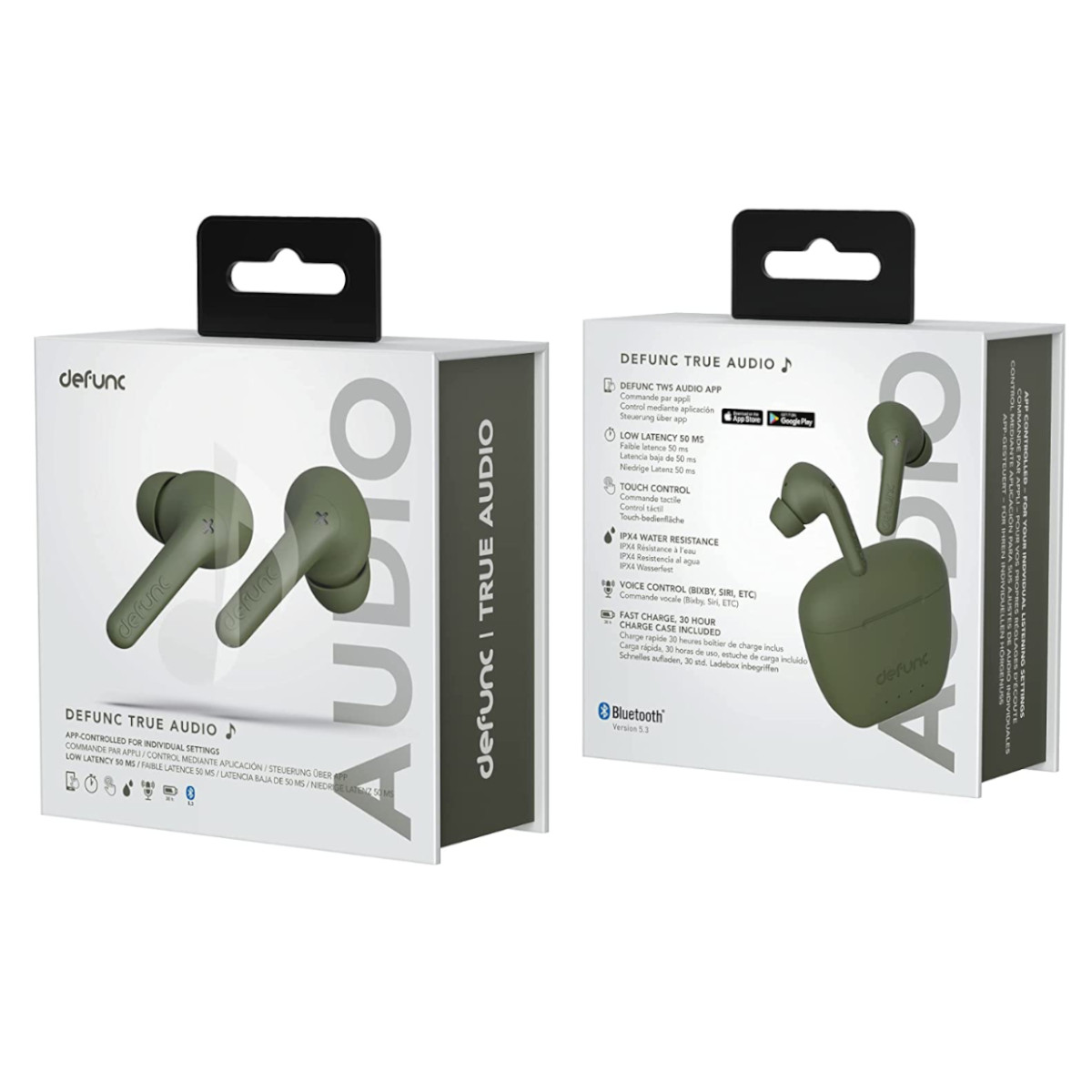 Foto 4 pulgar | Audifonos Defunc True Audio Bluetooth 30 Horas Ipx4 Verde