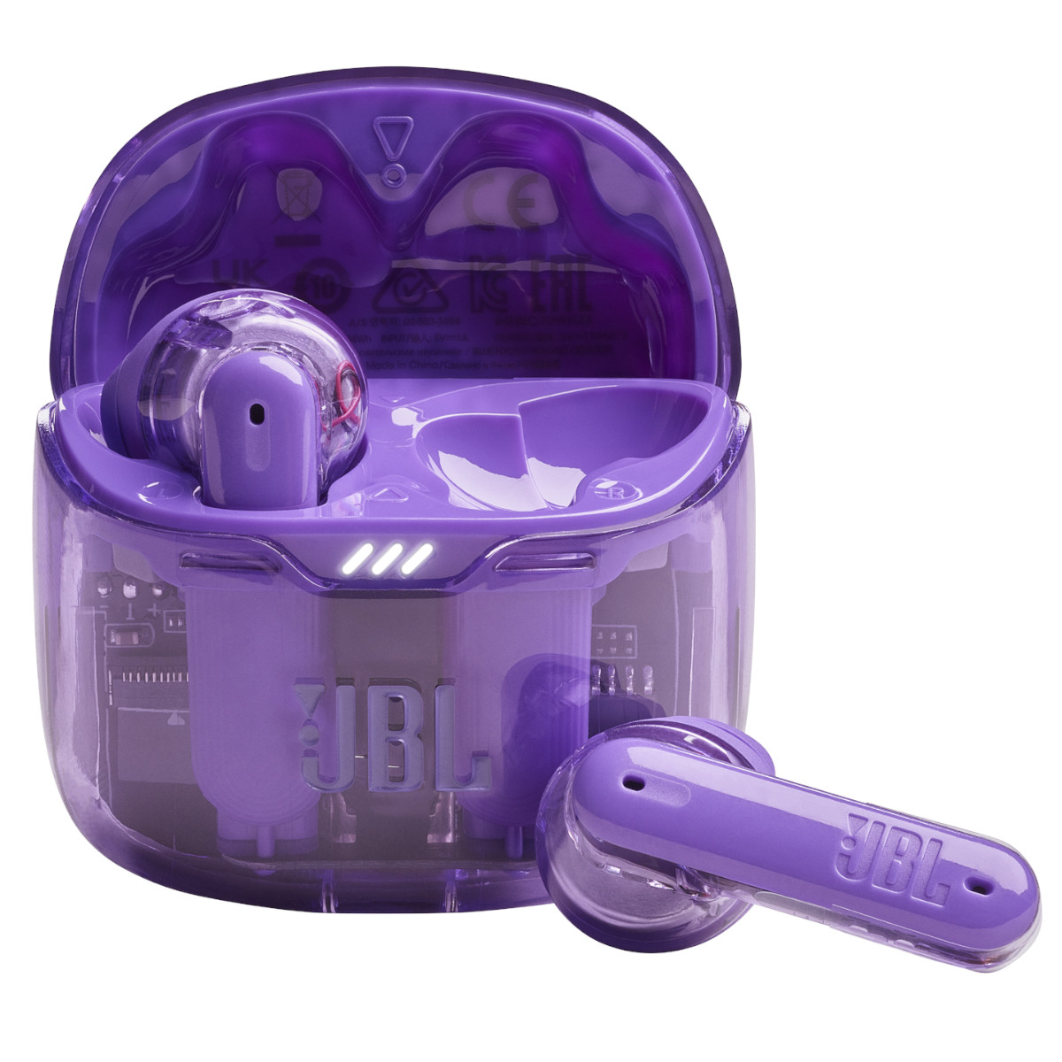 Audifonos Jbl Tune Flex Ghost Edition 32 Horas Ipx4 Morado