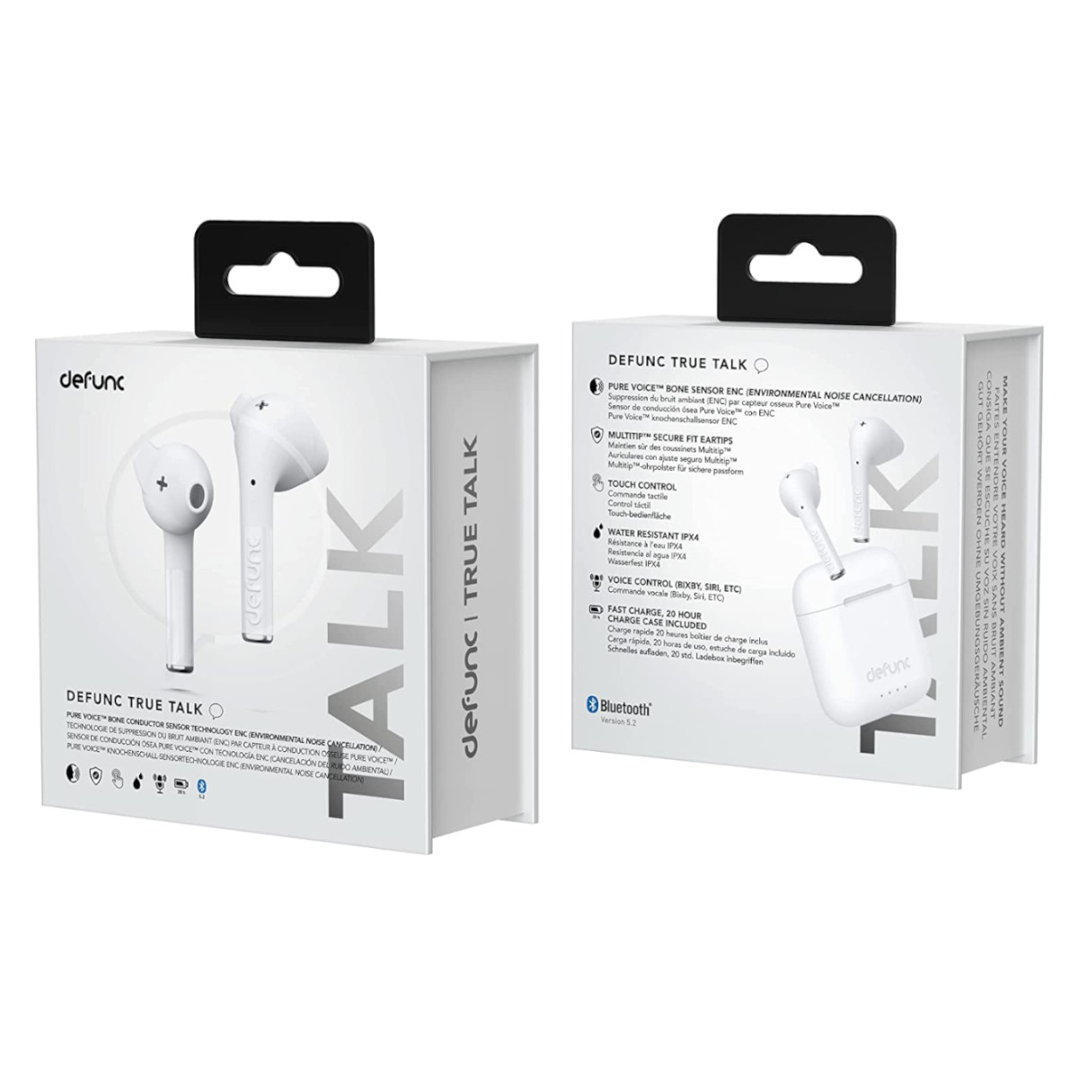 Foto 4 pulgar | Audifonos Defunc True Talk Bluetooth Ipx4 Enc Blanco