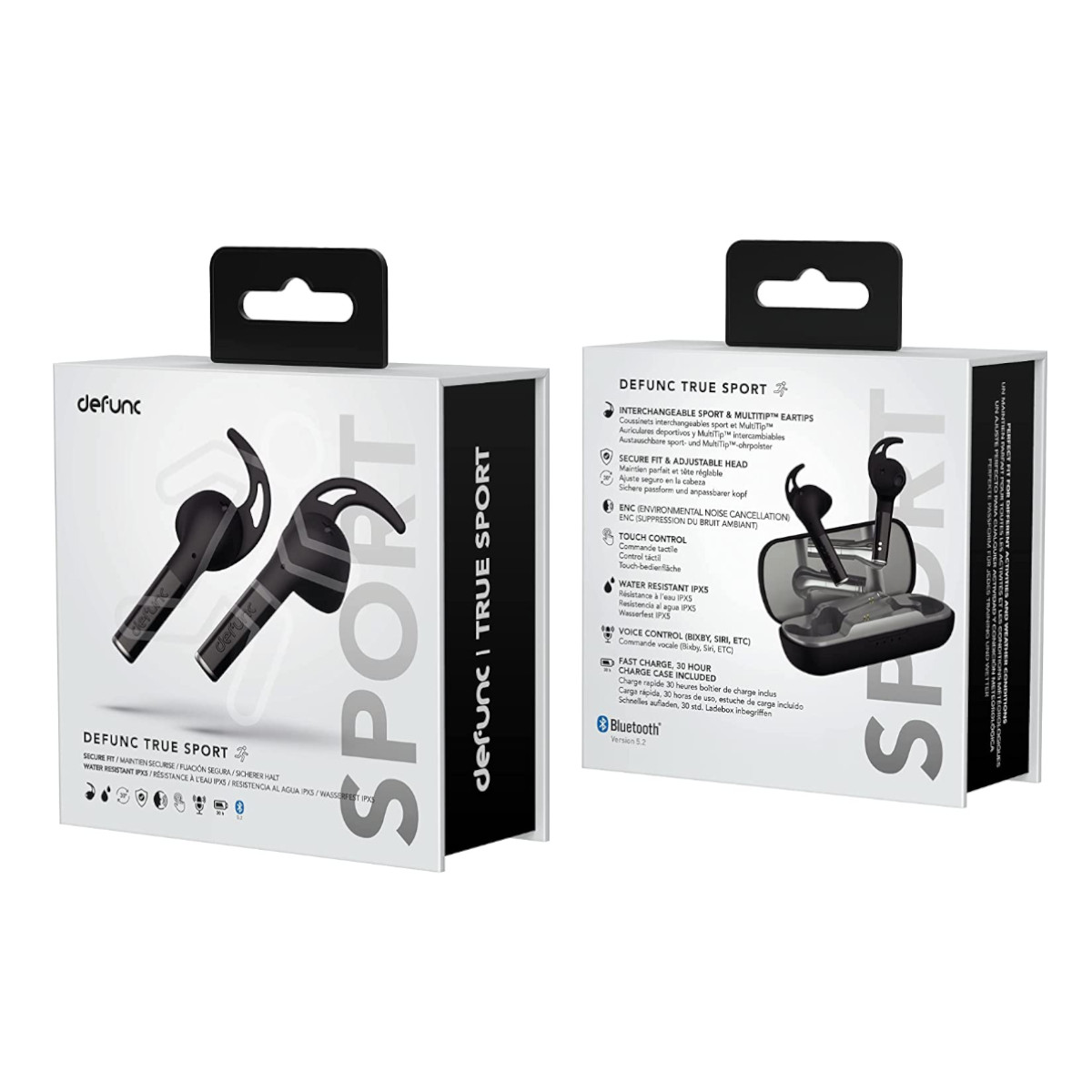 Foto 4 pulgar | Audifonos Defunc True Sport Bluetooth 30 Horas Ipx5 Negro
