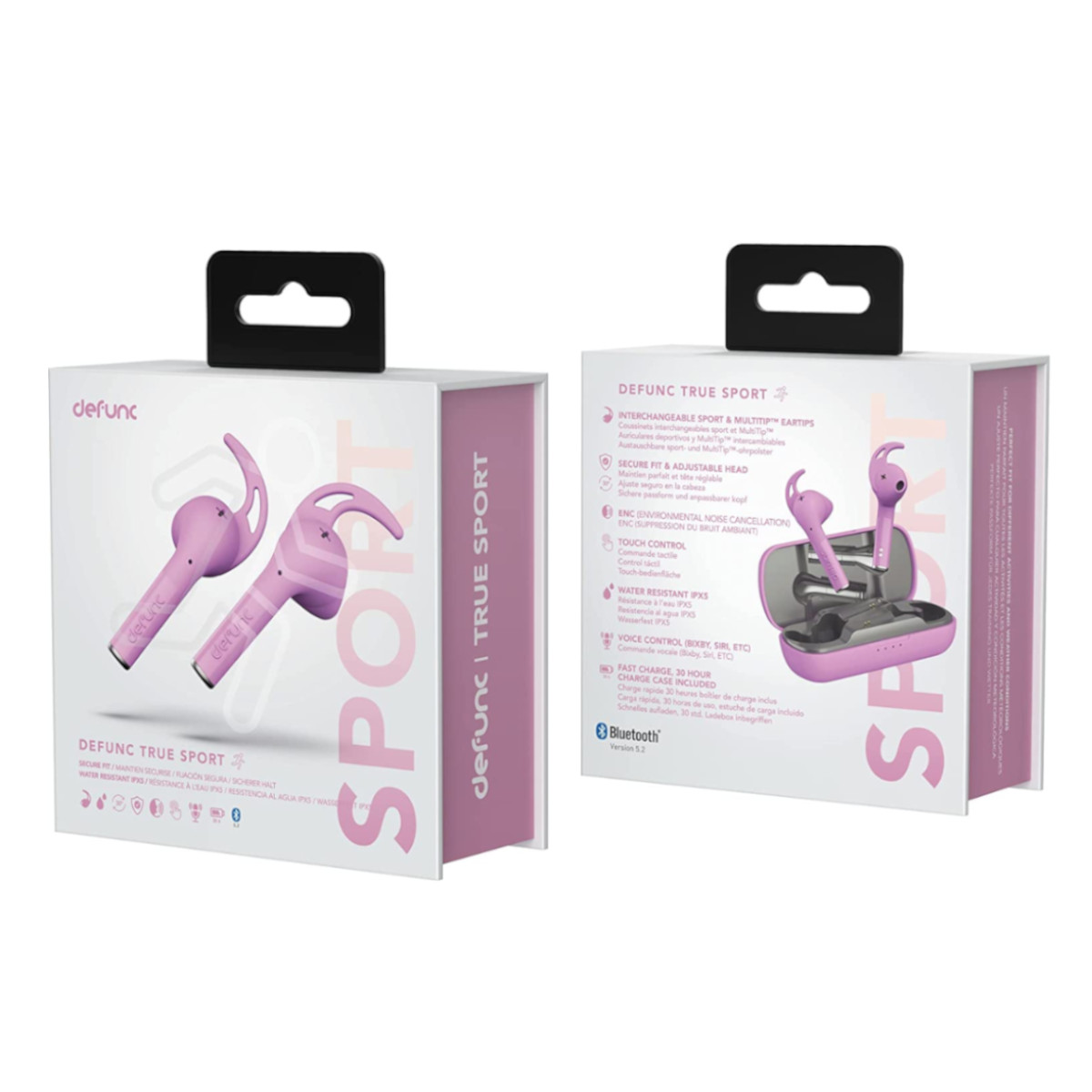 Foto 4 pulgar | Audifonos Defunc True Sport Bluetooth Ipx5 Rosa