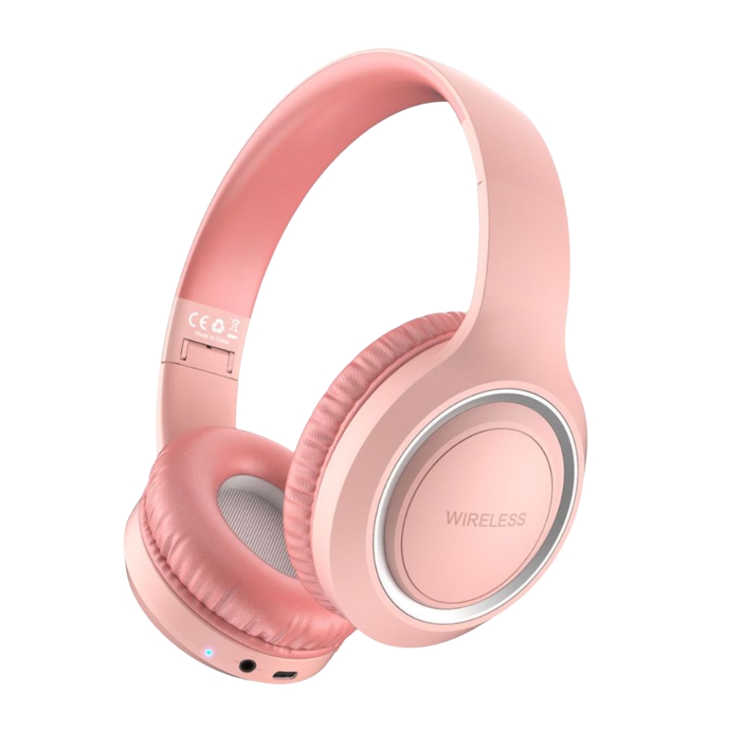 Foto 4 pulgar | Smart Watch Jw9 Negro con Audifonos Diadema Uid 10 Prostudio Rosa