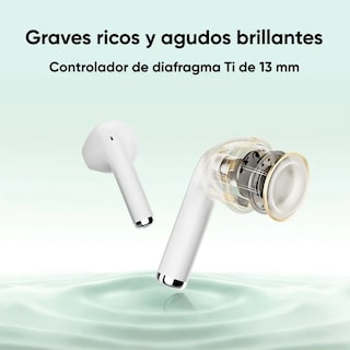 Foto 4 | Audífonos Inalámbricos Qcy Ailybuds Lite Blancos