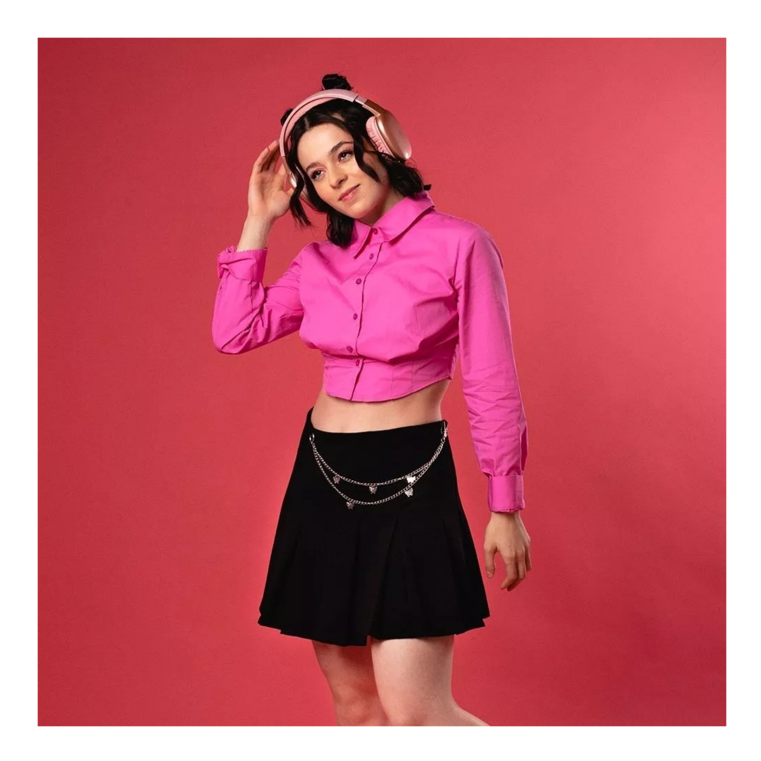 Foto 5 | Audífonos Inalámbricos Over Ear Aurum Stf, Belug  Color Rosa