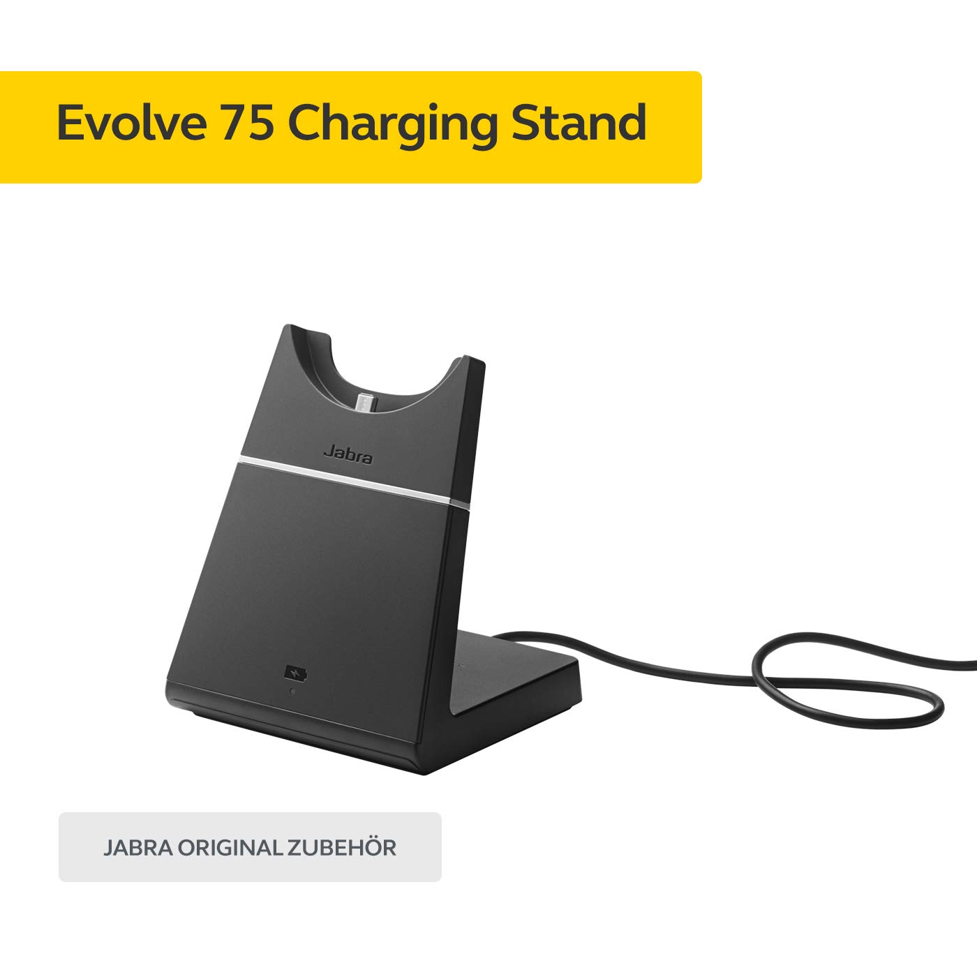 Foto 3 pulgar | Soporte De Carga Jabra Evolve 75 Para Auriculares De Oficina Authentic - Venta Internacional.