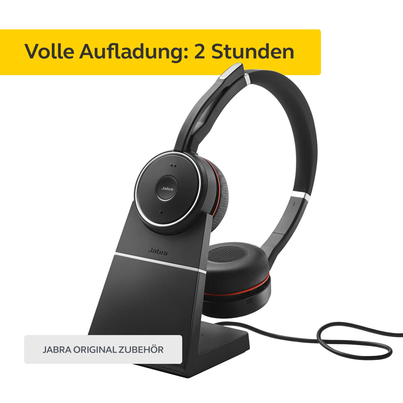 Foto 7 pulgar | Soporte De Carga Jabra Evolve 75 Para Auriculares De Oficina Authentic - Venta Internacional.