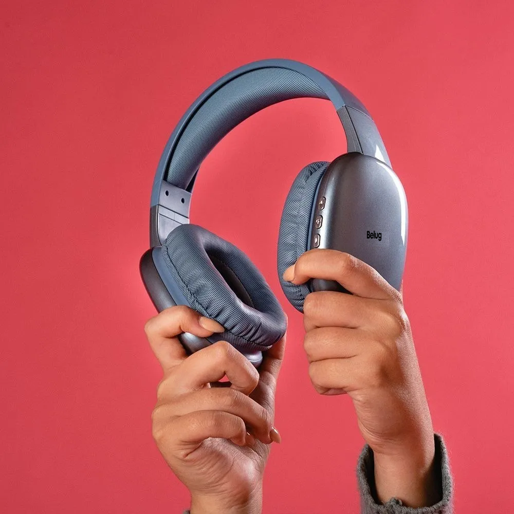 Foto 5 | Audífonos Inalámbricos Over Ear Aurum Stf Color Azul