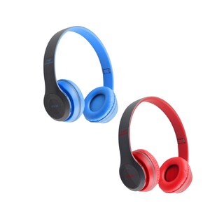 Foto 2 | Combo SmartWatch Jw9 Negro con Audífonos P47 Rojo + Audifonos P47 Azul