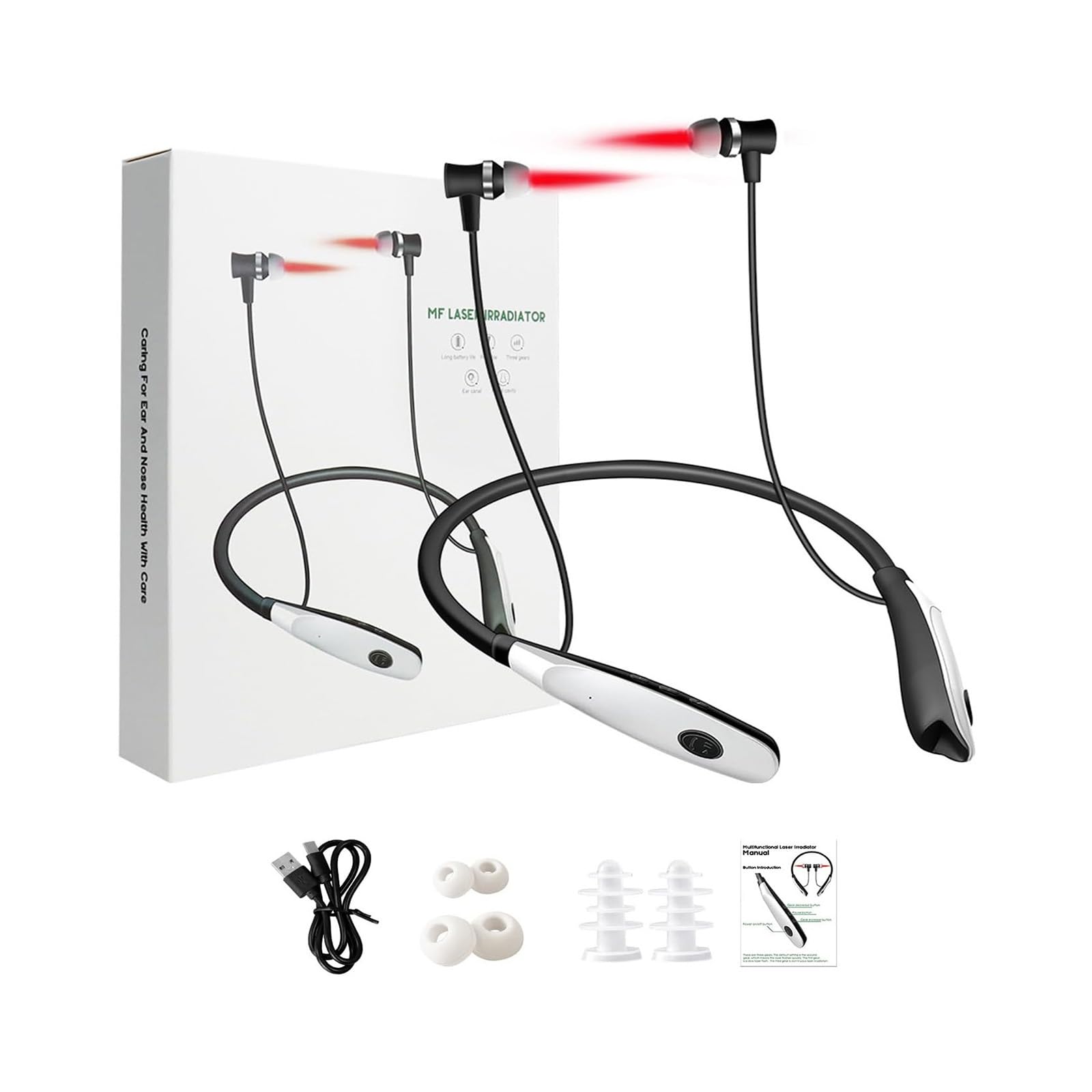 Dispositivo De Terapia De Luz Roja Que Se Lleva En El Cuello Para Mayor Comodidad Del Oído - Venta Internacional.