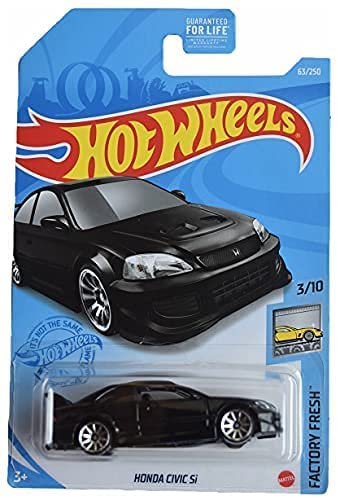 Foto 2 pulgar | Auto Fundido A Presión Hot Wheels Honda Civic Si A Escala 1:64, Fresco De Fábrica - Venta Internacional.