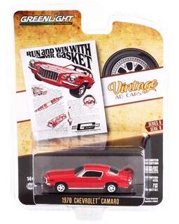 Foto 1 | Maqueta De Coche Fundido A Presión Greenlight 1970 Chevy Camaro 1/64 - Venta Internacional.