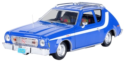 Foto 2 | Maqueta De Coche Fundido A Presión Motormax 1974 Amc Gremlin X Escala 1:24 Azul - Venta Internacional.