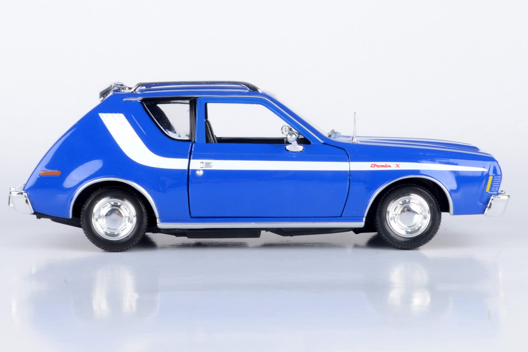 Foto 5 pulgar | Maqueta De Coche Fundido A Presión Motormax 1974 Amc Gremlin X Escala 1:24 Azul - Venta Internacional.