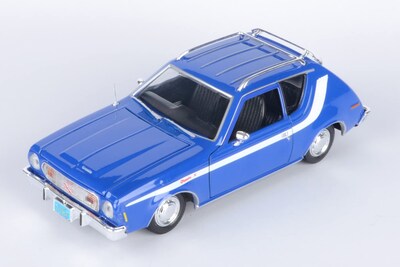 Foto 5 | Maqueta De Coche Fundido A Presión Motormax 1974 Amc Gremlin X Escala 1:24 Azul - Venta Internacional.