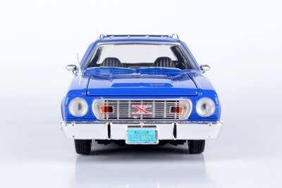 Foto 7 | Maqueta De Coche Fundido A Presión Motormax 1974 Amc Gremlin X Escala 1:24 Azul - Venta Internacional.