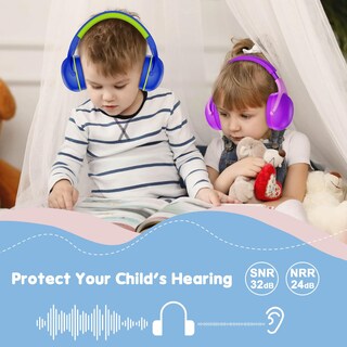 Foto 2 | Auriculares Con Cancelación De Ruido Procase Para Niños De 2 A 8 Años, Paquete De 2 - Venta Internacional.