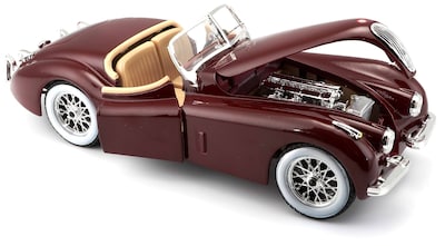 Foto 2 | Coche Fundido A Presión Buburago Bijoux 120 Roadster Xk Jaguar, Escala 1/24 - Venta Internacional.