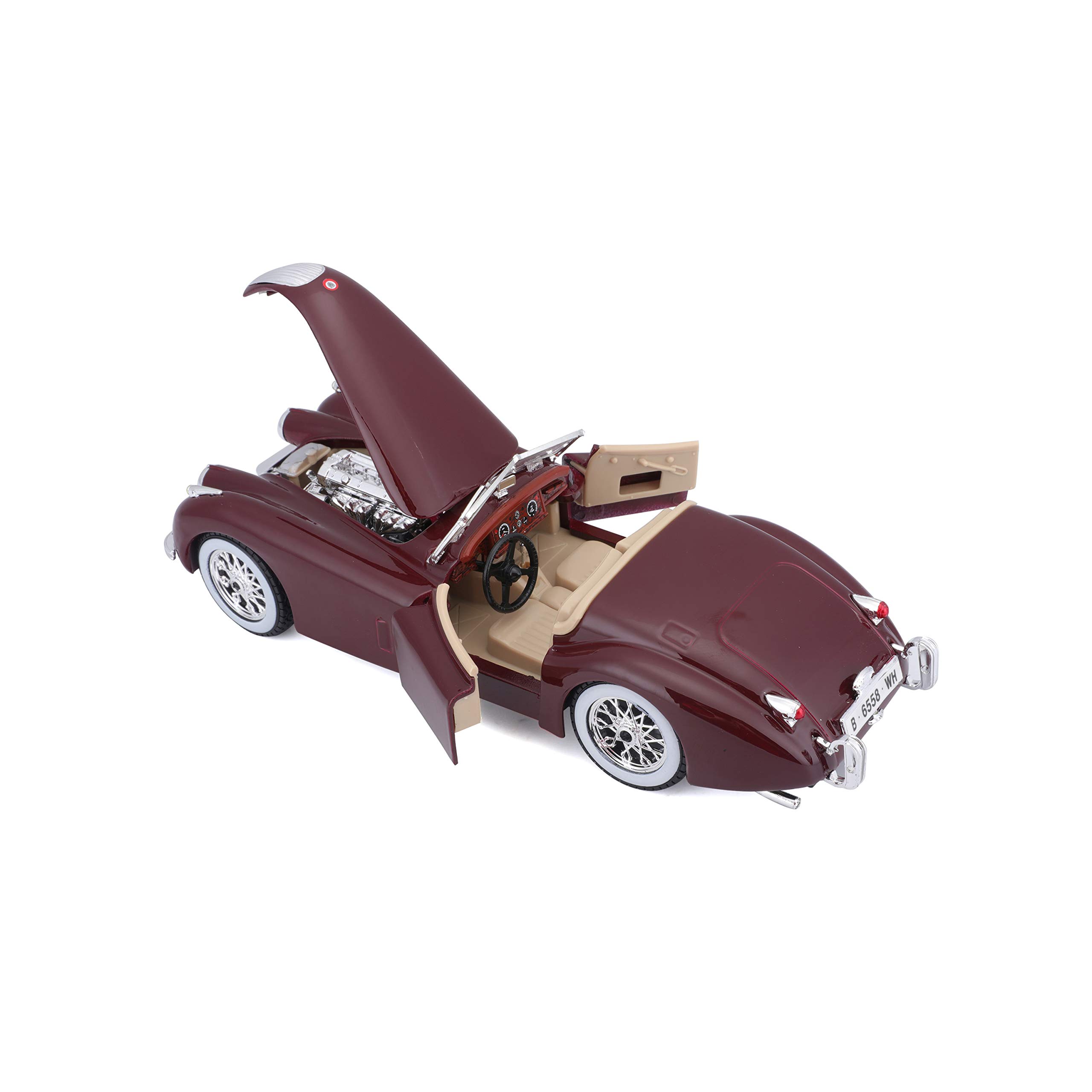 Foto 5 pulgar | Coche Fundido A Presión Buburago Bijoux 120 Roadster Xk Jaguar, Escala 1/24 - Venta Internacional.