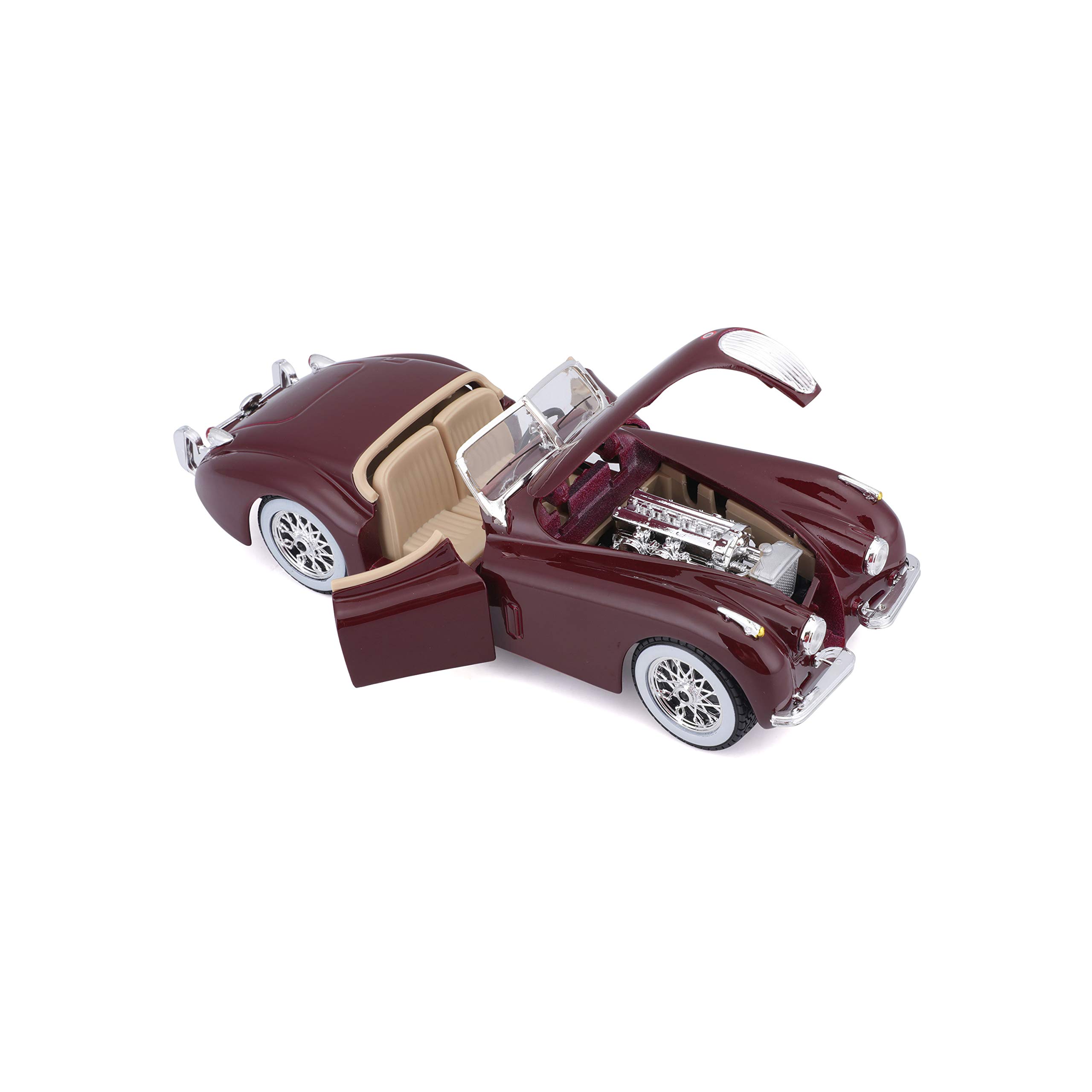 Foto 6 pulgar | Coche Fundido A Presión Buburago Bijoux 120 Roadster Xk Jaguar, Escala 1/24 - Venta Internacional.