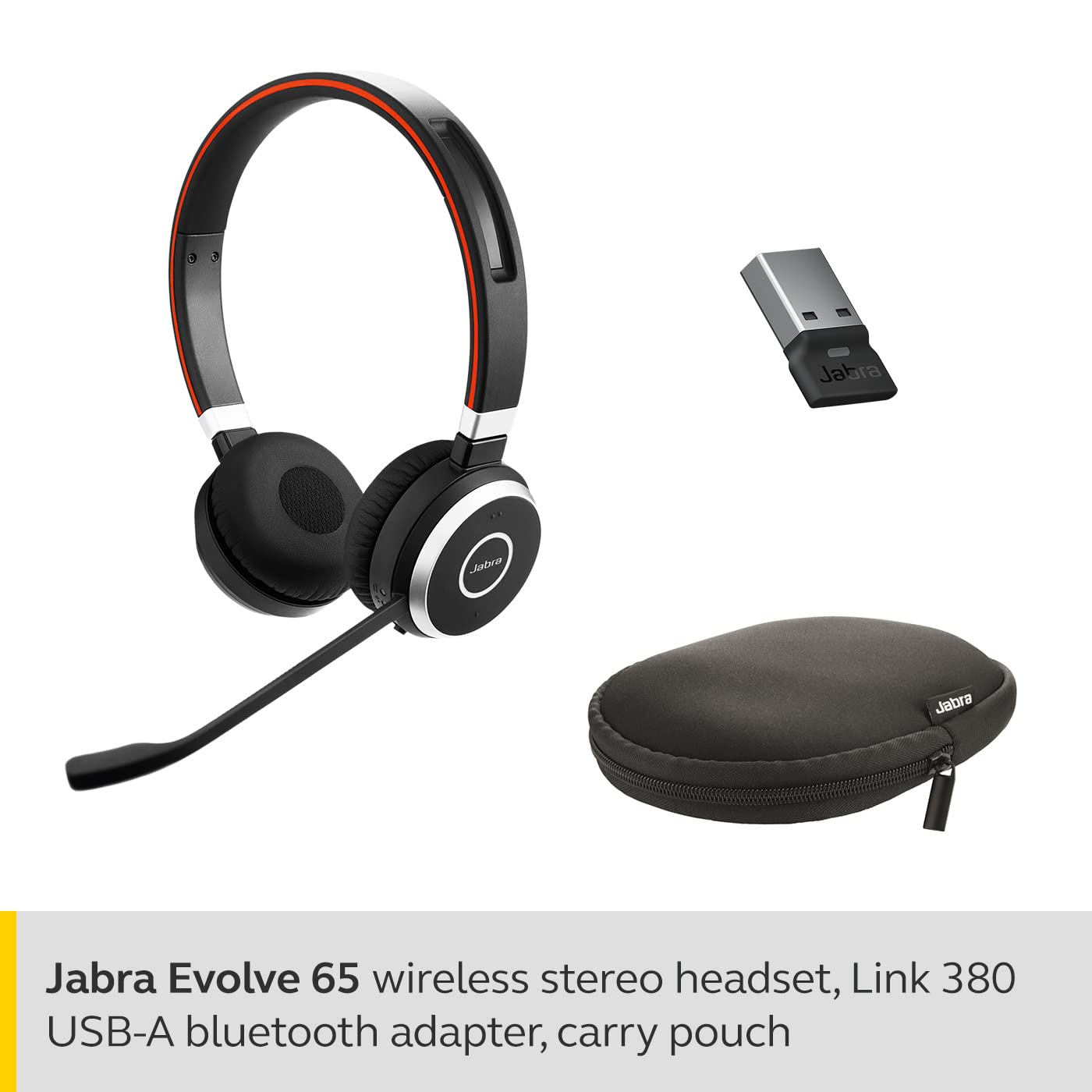 Foto 4 pulgar | Auriculares Inalámbricos Jabra Evolve 65 Ms Con Adaptador Usb Bluetooth - Venta Internacional.