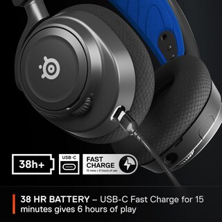 Foto 4 | Auriculares Para Juegos Steelseries Arctis Nova 7p Inalámbricos Negros - Venta Internacional.