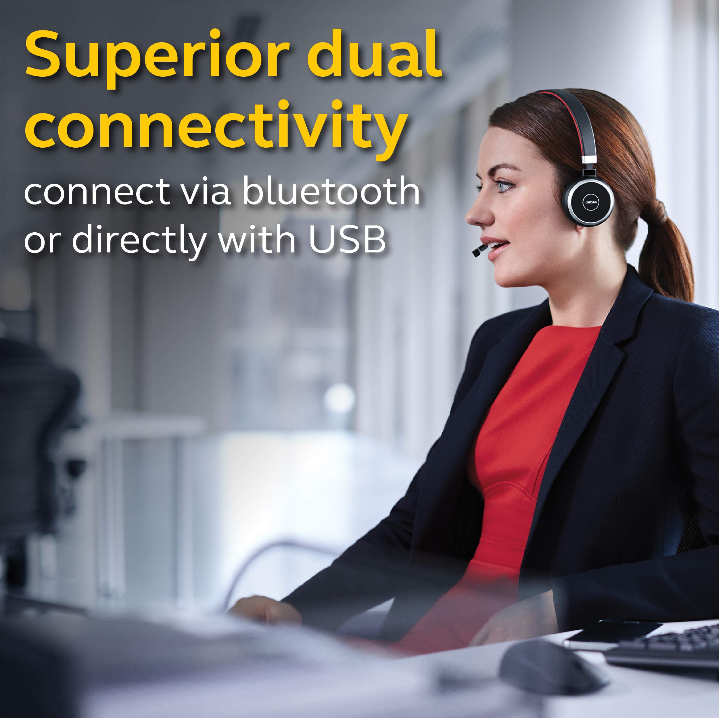 Foto 6 pulgar | Auriculares Inalámbricos Jabra Evolve 65 Uc Stereo Con Adaptador Usb - Venta Internacional.