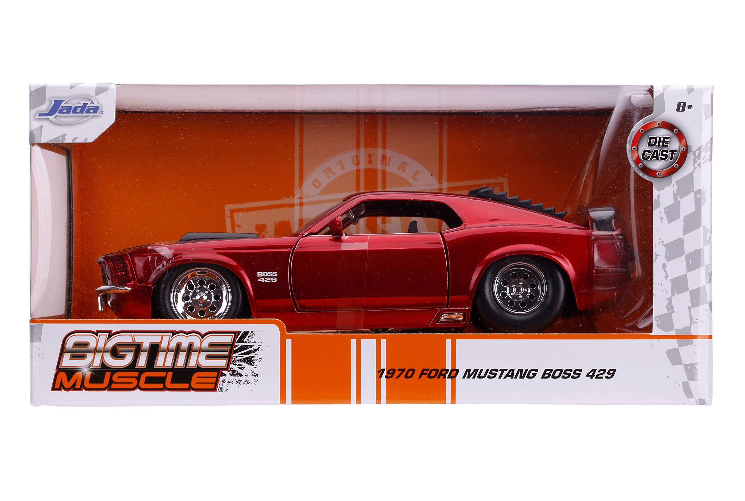 Foto 3 pulgar | Coche Fundido A Presión Jada Toys Bigtime Muscle 1:24 Ford Mustang 1970 - Venta Internacional.