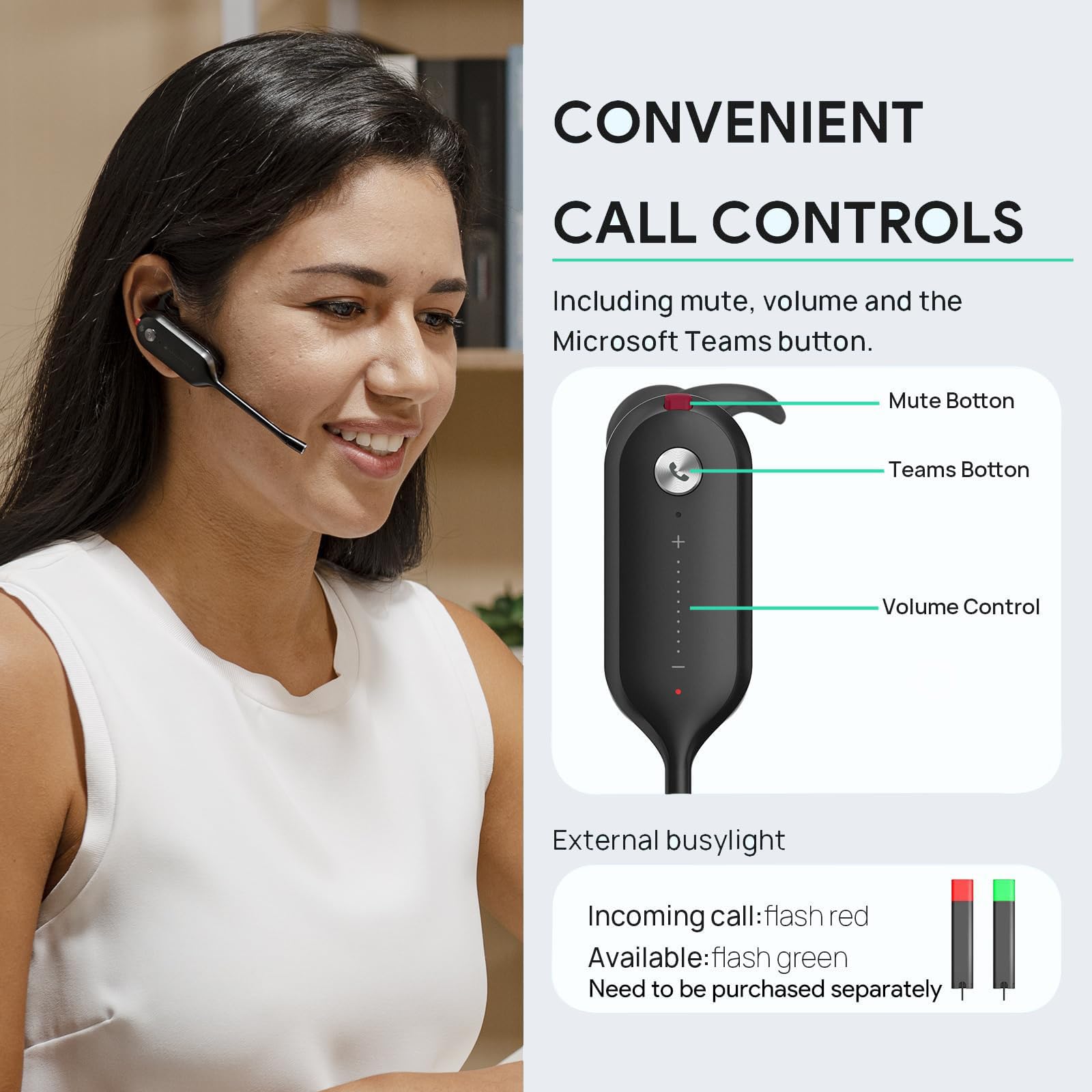 Foto 8 pulgar | Auriculares Inalámbricos Dect Yealink Wh63 Mono De Un Solo Oído Con Micrófono - Venta Internacional.