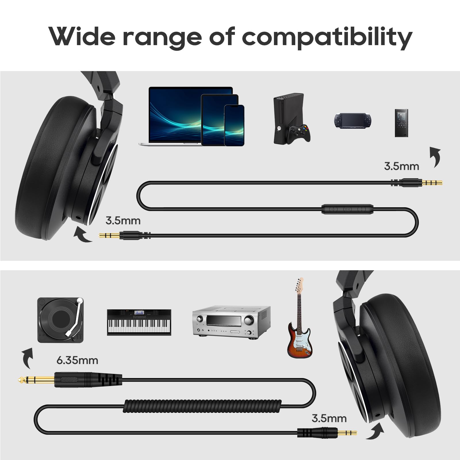 Foto 7 | Auriculares Srhythm Hd75 Con Cable Para Estudio De Dj, Fiesta O Guitarra - Venta Internacional.