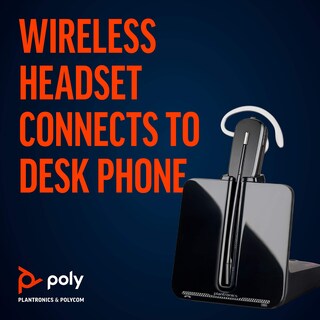 Foto 2 | Auriculares Inalámbricos Dect Plantronics Cs540 Mono Con Micrófono Con Cancelación De Ruido - Venta Internacional.
